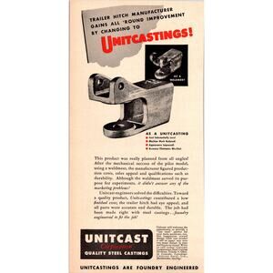 Unitcast Corporation Quality Steel Castings Sherbrooke QC 1949 Ad SAI2-3
